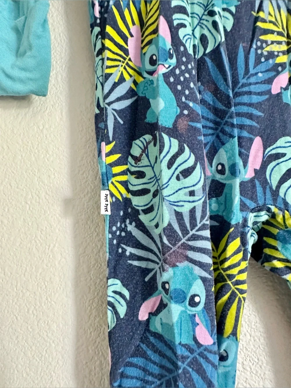 Little Sleepies Disney Aloha Stitch Bamboo Zippy Pajamas 6-12M